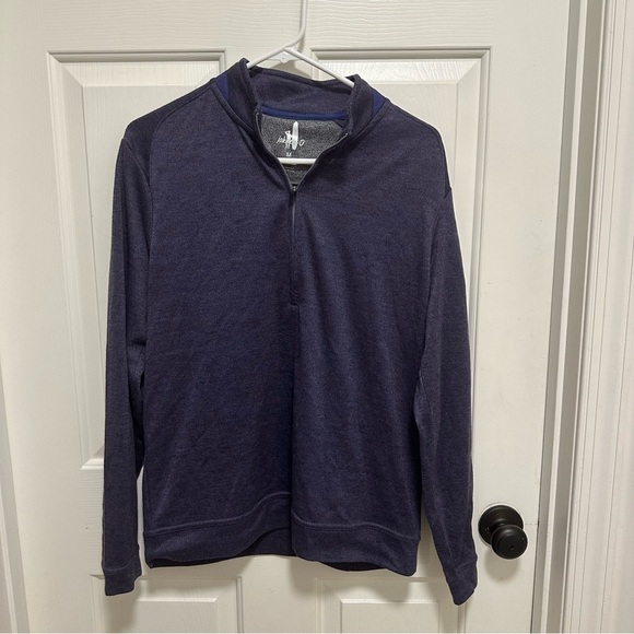 JOHNNIE-O REFLEX Jam Purple 1/4 Zip Long Sleeve Activewear Sweater Size Medium - Picture 1 of 8